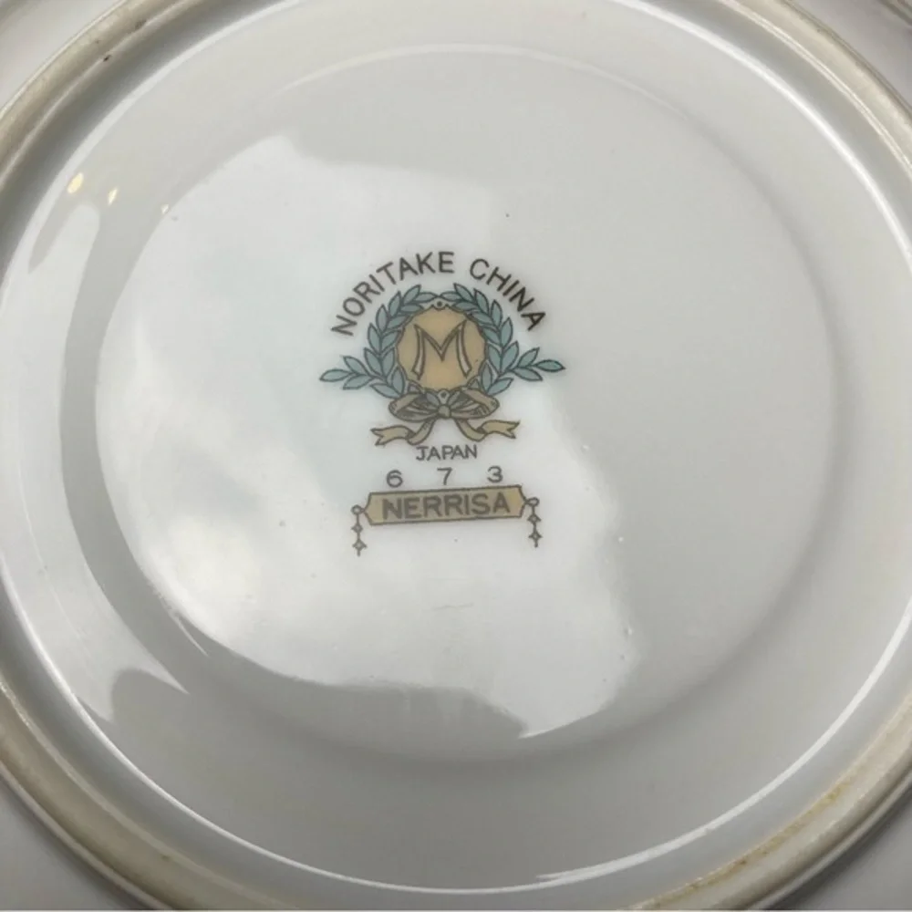 💋VTG Vintage Bread & Butter Plates (6) Nerrisa by NORITAKE - Picture 7 of 8